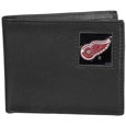 Detroit Red Wings® Leather Bi-fold Wallet Packaged in Gift Box